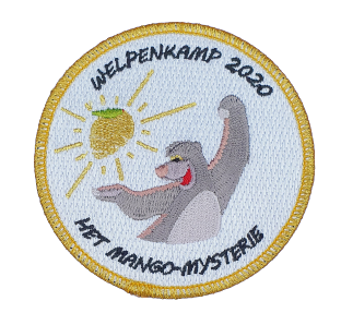 emblemen badges patches pro merchandise embleemkes insignes bestellen laten maken zomer kamp thema jungle book balloo