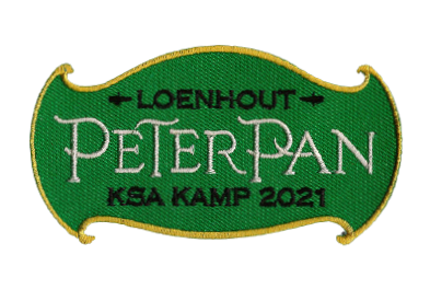 emblemen badges patches pro merchandise embleemkes insignes bestellen laten maken zomer kamp thema peter pan