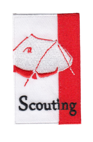 emblemen badges patches pro merchandise embleemkes insignes bestellen laten maken zomer kamp thema scouting basis tent