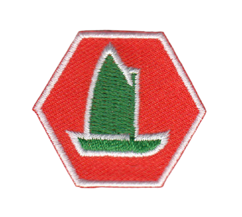 insigne welkom-aan-boord insignes scouting chiro nederland kopen vaardigheidsinsignes laten-maken zeilboot zeilen