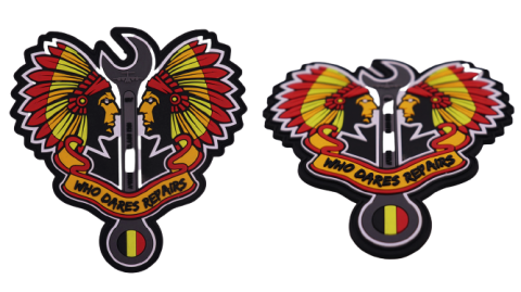 pvc rubber rubberen sileconen patches badges emblemen bestellen laten maken kopen pro merchandise 69