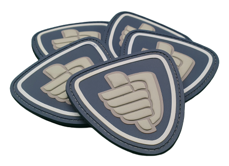pvc rubber rubberen sileconen patches badges emblemen bestellen laten maken kopen pro merchandise boa